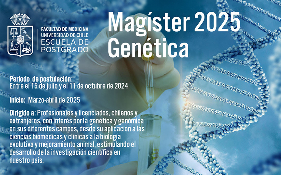 Magister 2025 en Genética