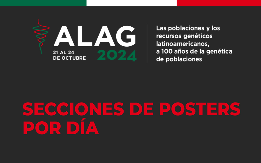 Secciones de posters por día | Congreso ALAG 2024